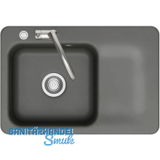 SYSTEMCERAM fl�chenb�ndige Sp�le Juna 75 F Excenter Tt. rechts, Lava