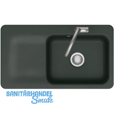 SYSTEMCERAM fl�chenb�ndige Sp�le Juna 90 F, 876 x 486 mm Tt. links, Eibe