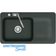 SYSTEMCERAM flächenbündige Spüle Juna 90 F Excenter Tt. rechts, Eibe SYSTEMCERAM flächenbündige Spüle Juna 90 F Excenter Tt. rechts, Eibe