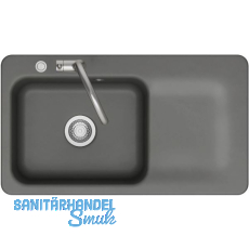 SYSTEMCERAM flächenbündige Spüle Juna 90 F Excenter Tt. rechts, Lava SYSTEMCERAM flächenbündige Spüle Juna 90 F Excenter Tt. rechts, Lava