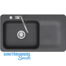 SYSTEMCERAM fl�chenb�ndige Sp�le Juna 90 F Excenter Tt. rechts, Schiefer