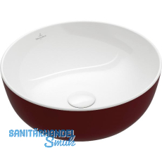 VILLEROY & BOCH Aufsatzwaschtisch Artis 417943BCS9 ø 430 mm, Bordeaux VILLEROY & BOCH Aufsatzwaschtisch Artis 417943BCS9 ø 430 mm, Bordeaux