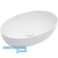 VILLEROY & BOCH Aufsatzwaschtisch Artis 41986101 610 mm, Wei� Alpin