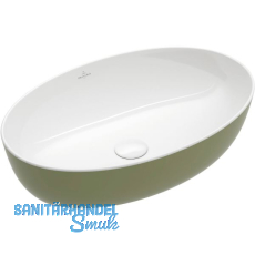 VILLEROY & BOCH Aufsatzwaschtisch Artis 419861BCS8 610 mm, Sage Green VILLEROY & BOCH Aufsatzwaschtisch Artis 419861BCS8 610 mm, Sage Green