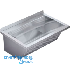 KWC Wand-Ausgussbecken CA210/7N Ablauf links, Edelstahl KWC Wand-Ausgussbecken CA210/7N Ablauf links, Edelstahl