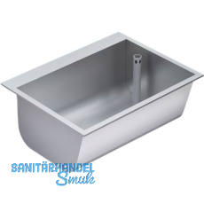 KWC Ausgussbecken Einlegemontage BS324N Ablauf rechts, Edelstahl KWC Ausgussbecken Einlegemontage BS324N Ablauf rechts, Edelstahl