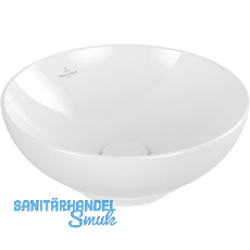 VILLEROY & BOCH Aufsatzwaschtisch L&F 4A4500R1 � 380 mm, Wei� Alpin