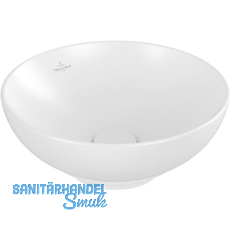 VILLEROY & BOCH Aufsatzwaschtisch L&F 4A4500RW ø 380 mm, Weiß matt VILLEROY & BOCH Aufsatzwaschtisch L&F 4A4500RW ø 380 mm, Weiß matt