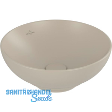 VILLEROY & BOCH Aufsatzwaschtisch L&F 4A4500AM � 380 mm, Almond
