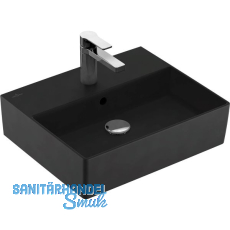 VILLEROY & BOCH Aufsatzwaschtisch Memento 2.0 4A225GR7 500 mm, Pure Black