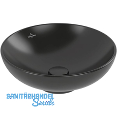 VILLEROY & BOCH Aufsatzwaschtisch 4A4600R7 ø 420 mm, Pure Black VILLEROY & BOCH Aufsatzwaschtisch 4A4600R7 ø 420 mm, Pure Black
