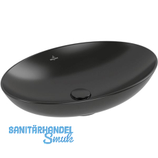 VILLEROY & BOCH Aufsatzwaschtisch 4A4800R7 620 mm, Pure Black