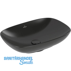 VILLEROY & BOCH Aufsatzwaschtisch L&F 4A4900R7 560 mm, Pure Black