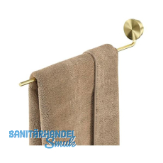 GEESA Handtuchhalter Opal Metallfinish Gold geb�rstet