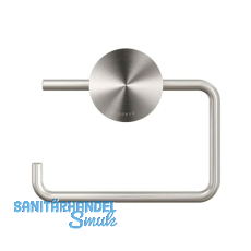 GEESA WC-Papierhalter Opal ohne Abdeckung, Metallfinish Edelstahl gebürstet GEESA WC-Papierhalter Opal ohne Abdeckung, Metallfinish Edelstahl gebürstet