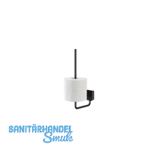 GEESA WC-Ersatzrollenhalter Topaz Schwarz matt