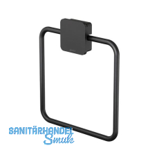 GEESA Handtuchring Topaz Schwarz matt