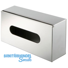 GEESA Papiertuch-Box wandmontiert-Aufbau Hotel Chrom