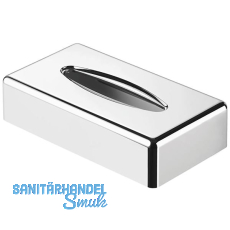 GEESA Papiertuch-Box freistehend/wandmontiert Hotel Chrom