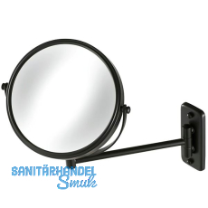 GEESA Kosmetikspiegel Mirror Schwarz matt GEESA Kosmetikspiegel Mirror Schwarz matt
