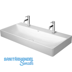 DURAVIT Aufsatzwaschtisch DuraSquare 100 mit Hahnlochbank, Weiß DURAVIT Aufsatzwaschtisch DuraSquare 100 mit Hahnlochbank, Weiß