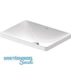 DURAVIT Einbau-Waschtisch D-Neo 60 ohne Hahnlochbank, Wei�