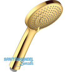 DURAVIT Handbrause 3jet 110 MinusFlow Gold poliert DURAVIT Handbrause 3jet 110 MinusFlow Gold poliert