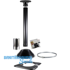 HARVIA Schornsteinset Fasssauna Schwarz