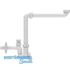 SOLIDO 5/4" x 32 mm Raumspar-M�belsiphon HL137N-BV mit Bel�ftungsventil