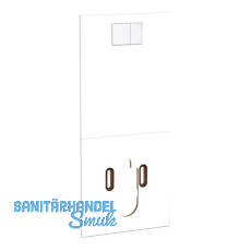 Geberit Designplatte Kunststoff weiss