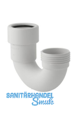 Geberit Siphonbogen in PP weiss zu