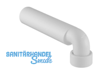 Geberit Abgangsbogen in PP weiss