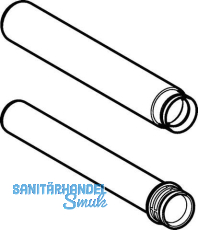 Geberit Verl. WT Abgangsrohr d32 chrom