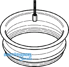 Geberit Pluvia Notberlaufset 25 L