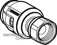 Geberit Push Fit berg. m berwurfmutter