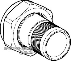 Geberit PushFit Verteilerverschraubung