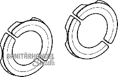 Geberit Einsatzbackenset d50/110 359052