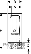 Geberit Heizkrperbox Push Fit d16/220
