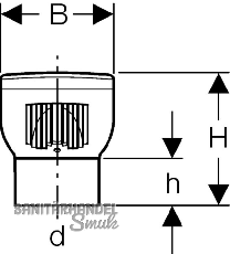 Geberit Rohrbelfter 75/90/110 Silent-PP