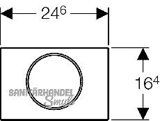 Geberit Bet-Pl Sigma10 1-M ES