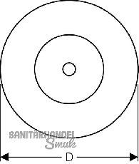 Geberit Mepla Abdichtscheibe zu