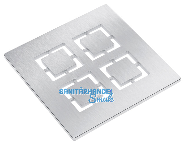 HL066C.1E Niro-Rost \"Cut\" 138x138mm