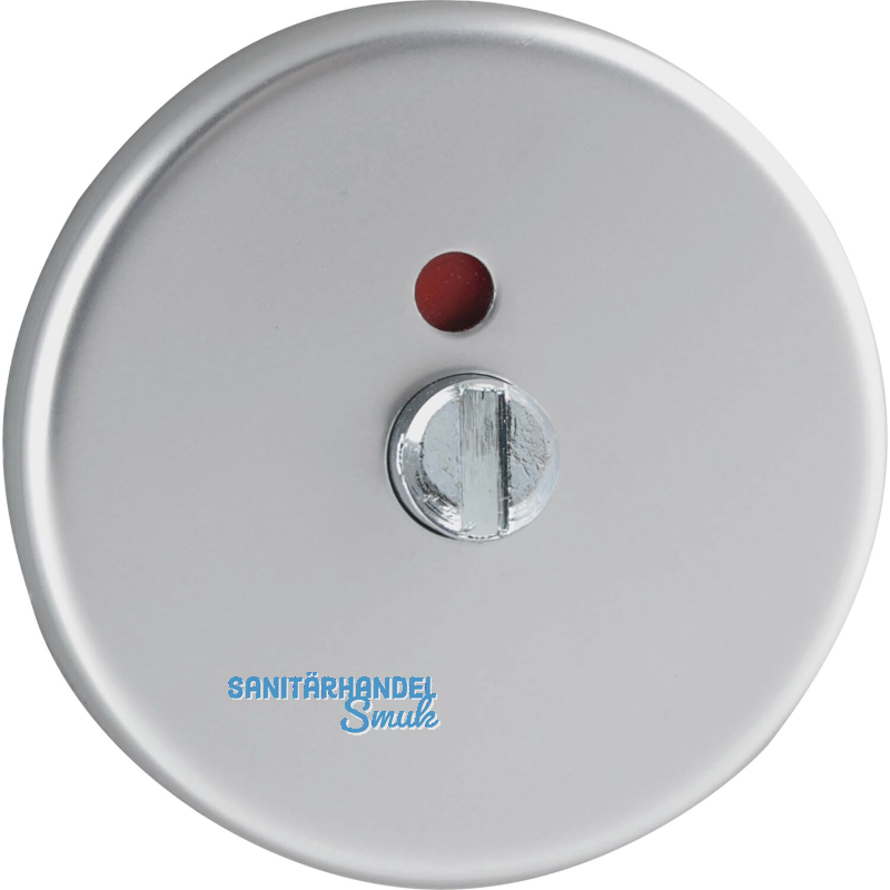 WC-Rosette auen WG D70,  50 mm, mit Anschraubtrger "T", silber eloxiert