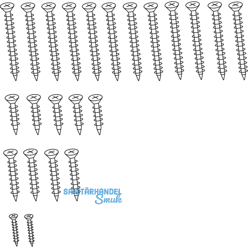 HAUTAU ATRIUM HS Schrauben-Beutel, REHAU Geneo