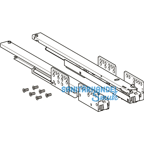 GE Korpusschiene 350mm (1 Paar)