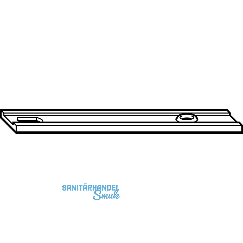 ROTO NT/NX Abdeckstulp kurz L=105 mm 1 Befestigungsloch (296064)