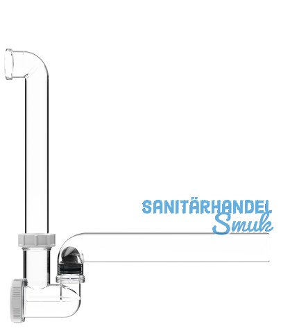 HL136T HL136T Kugel-Kondensatsifon DN40 transparent, Abgang waagrecht