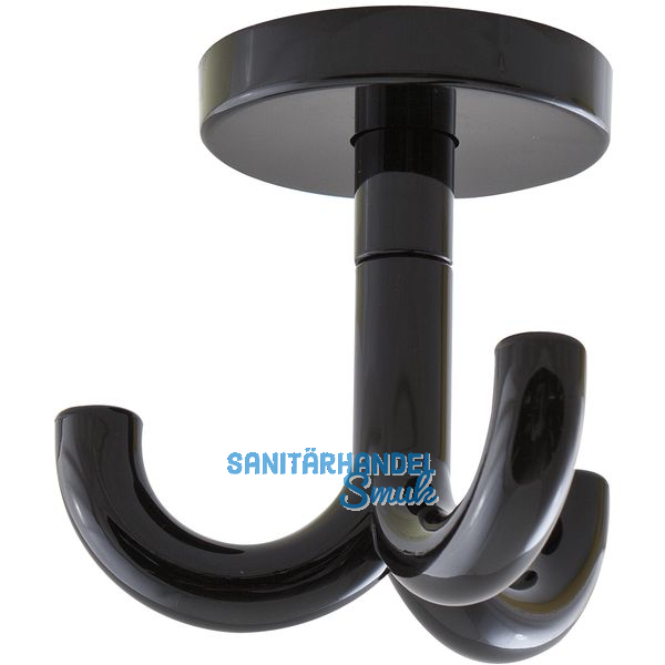 Dreifach-Drehhaken HEWI 477.90.050 Breite 73 mm, Hhe 70 mm,Polyamid tiefschwarz