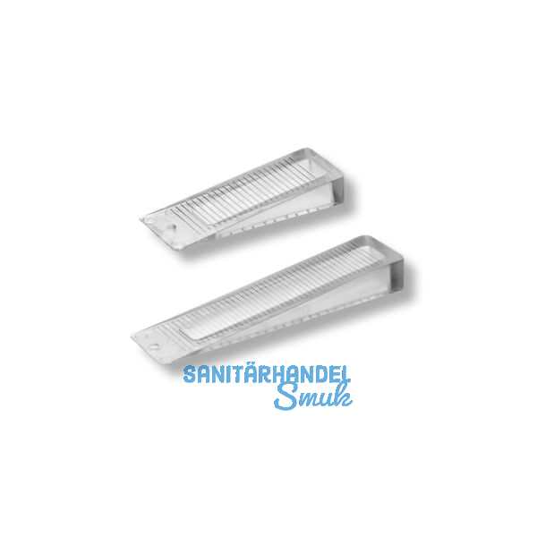 SECOTEC Trkeile Kunststoff transparent 100mm SB-2 BL5