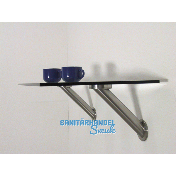 Barkonsole Brindisi schrg  45 mm, Hhe 230 mm, Edelstahl